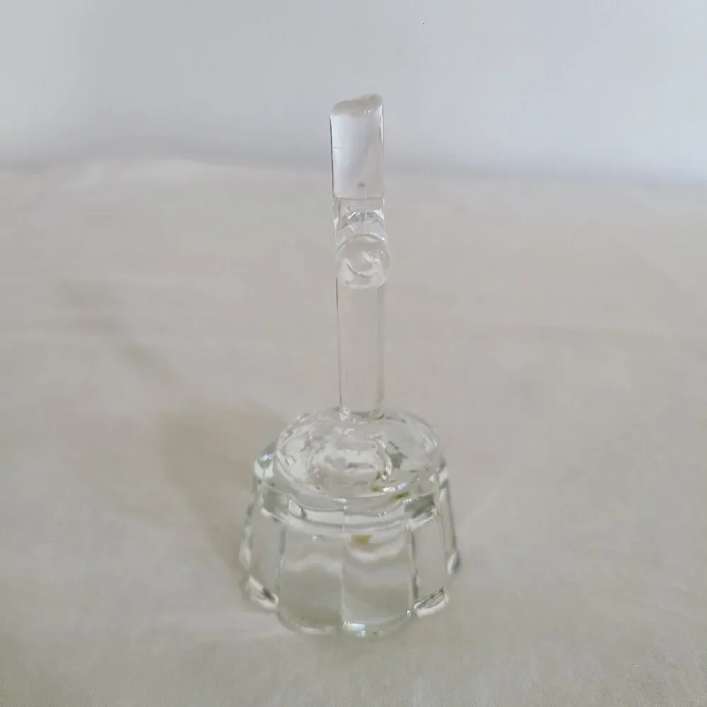 Mini Clear Glass Standing Cross Figurine - 3.5
